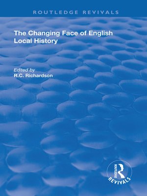cover image of The Changing Face of English Local History